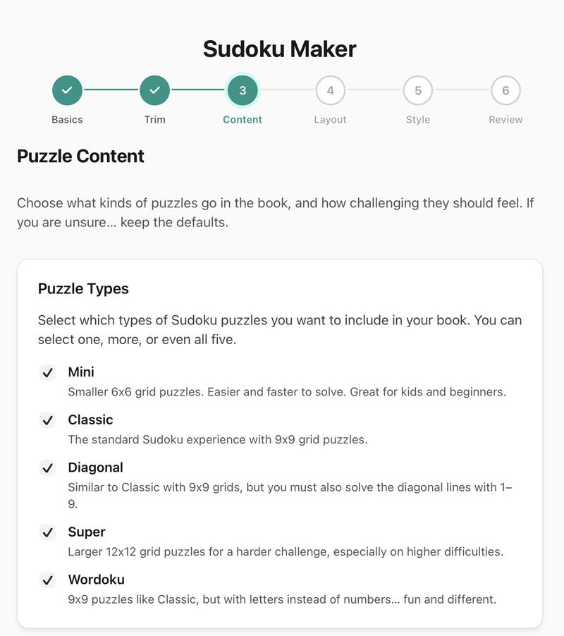 Step 3: Choose Your Puzzles